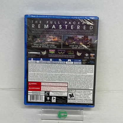 New Saints Row: The Third [Remastered] (Sony PlayStation 4 PS4, 2020)
