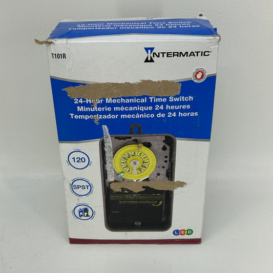 New Intermatic T101R 24-Hour Mechanical Timer Switch 120V