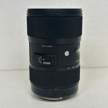 Sigma 210101 18-35mm f/1.8 Art For Canon EF Mount Auto & Manual Lens