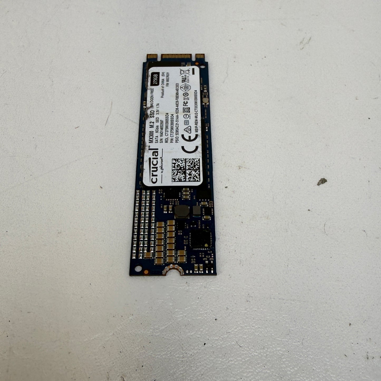 Crucial Micron 2280mm MX300 275GB SATA III 6Gbps SSD CT275MX300SSD4
