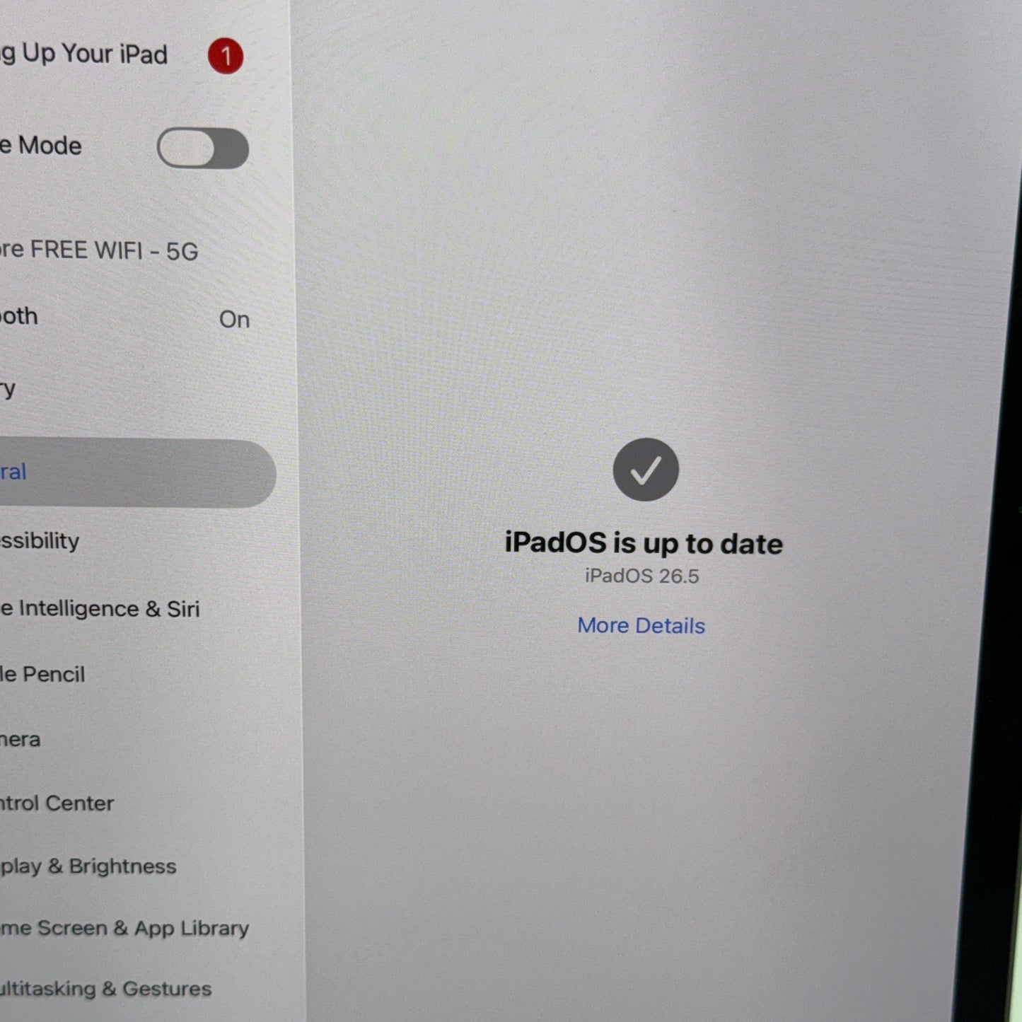 WiFi Only Apple iPad Pro 11" M5 256GB Space Black MDWK4LL/A