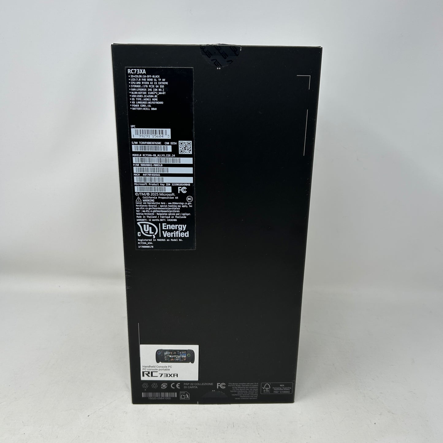 Asus ROG Xbox Ally X 7" AMD Ryzen AI Z2 Extreme 24GB RAM 1TB Black
