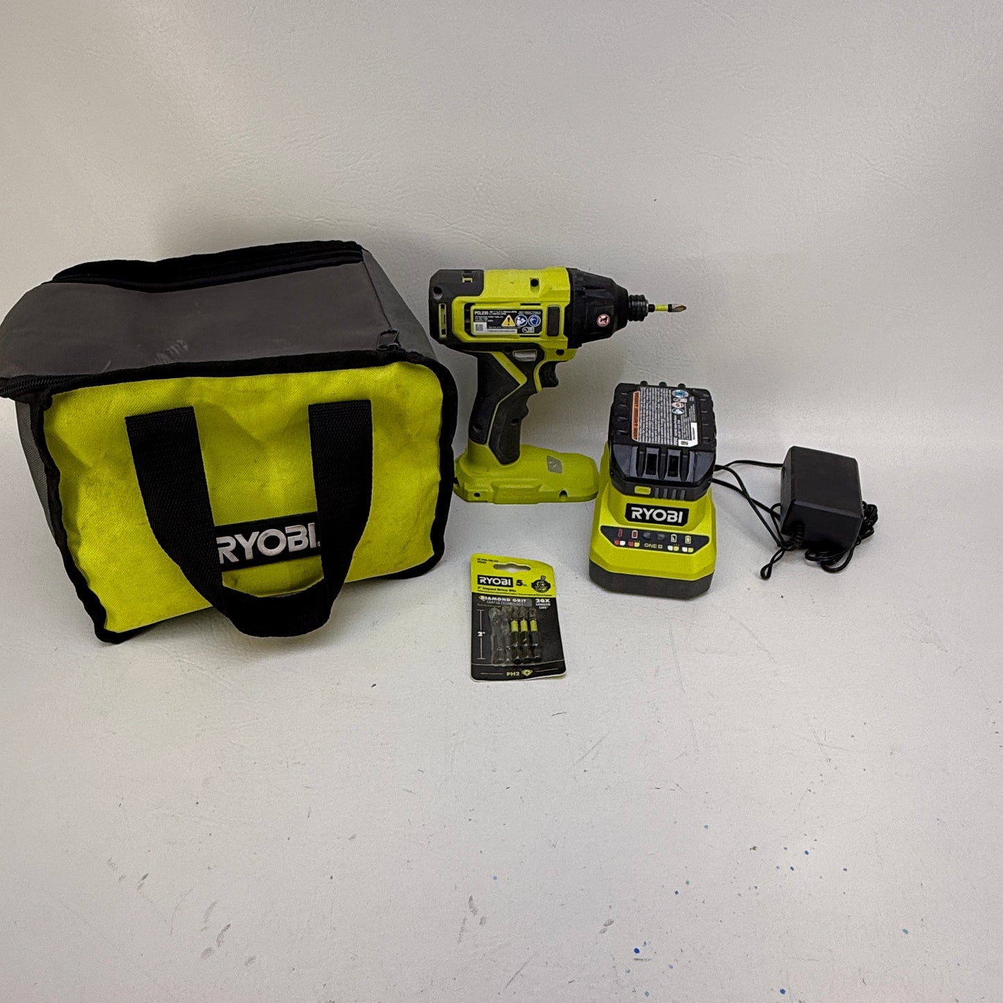 Ryobi PCL235K1 ONE+ 18V Cordless 1/4" Impact Driver Kit w/Battery & Charger