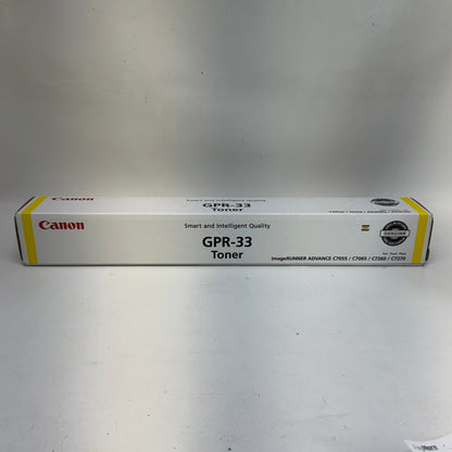 New Canon GPR-33 Yellow Toner Cartridge 2804B003AA