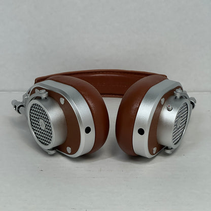 Master & Dynamic MH40 Over-Ear Headphones Brown/Silver Detachable Cable 3.5mm