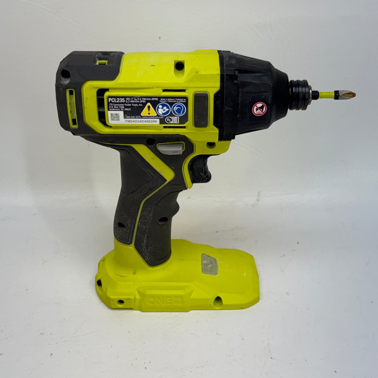 Ryobi PCL235K1 ONE+ 18V Cordless 1/4" Impact Driver Kit w/Battery & Charger