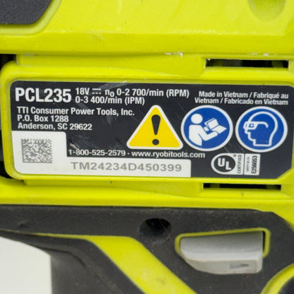 Ryobi PCL235K1 ONE+ 18V Cordless 1/4" Impact Driver Kit w/Battery & Charger