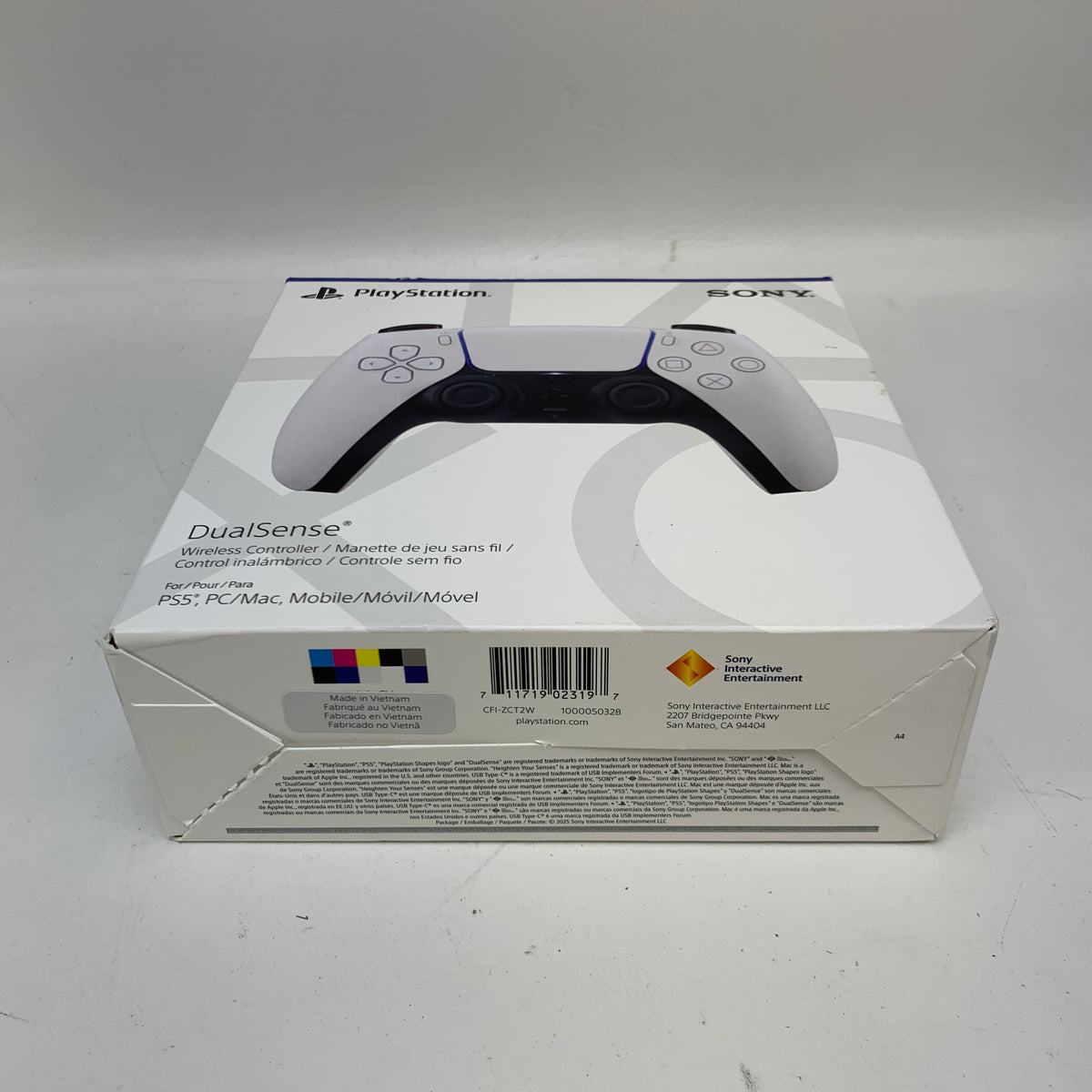 New Sony PlayStation 5 PS5 DualSense Wireless Controller White CFI-ZCT2W