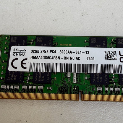 SK Hynix 2RX8PC43200AA 32GB (1x32GB) RAM DDR4 3200MHz HMAA4GS6CJR8N-XN