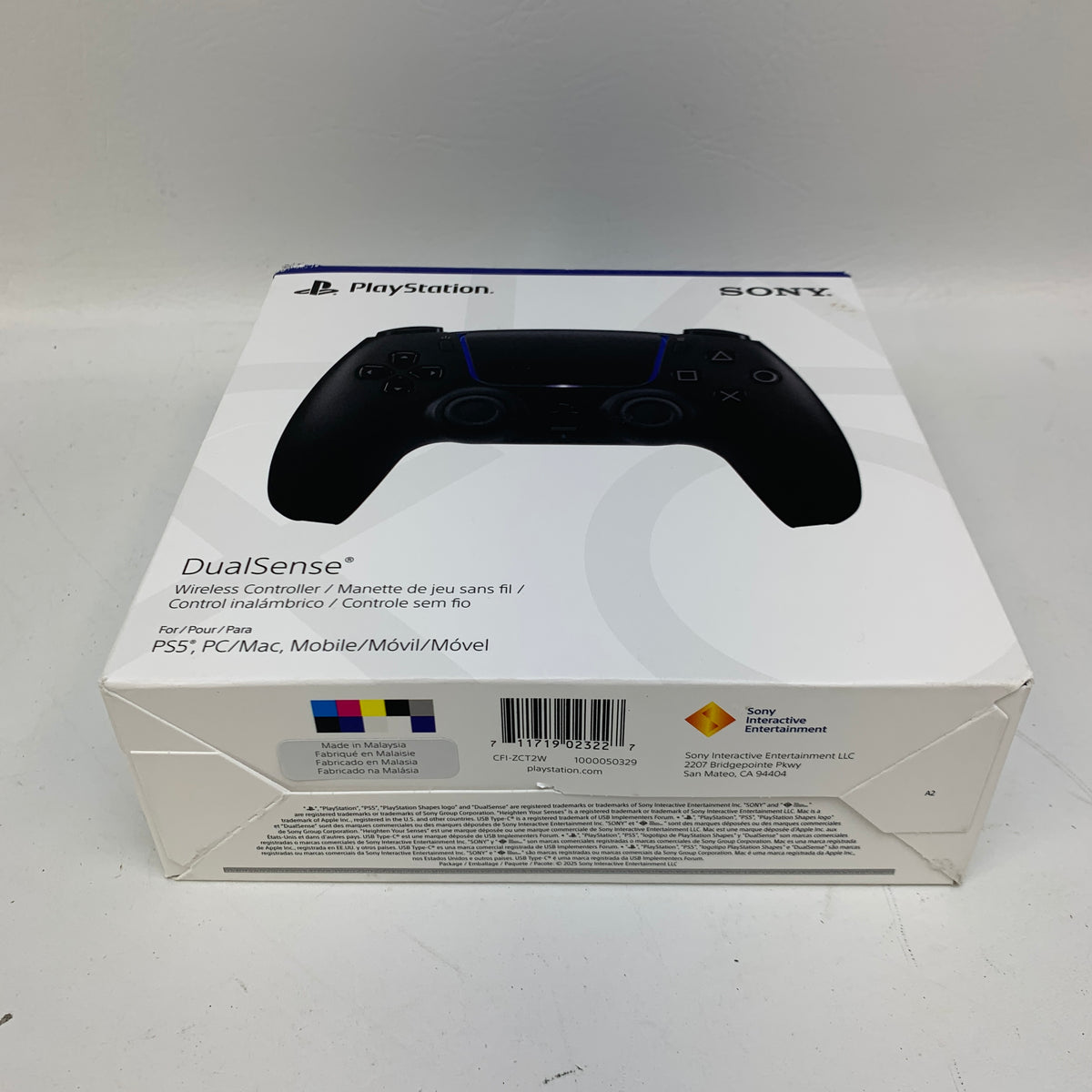 New Sony PS5 DualSense Wireless Controller Midnight Black CFI-ZCT2W