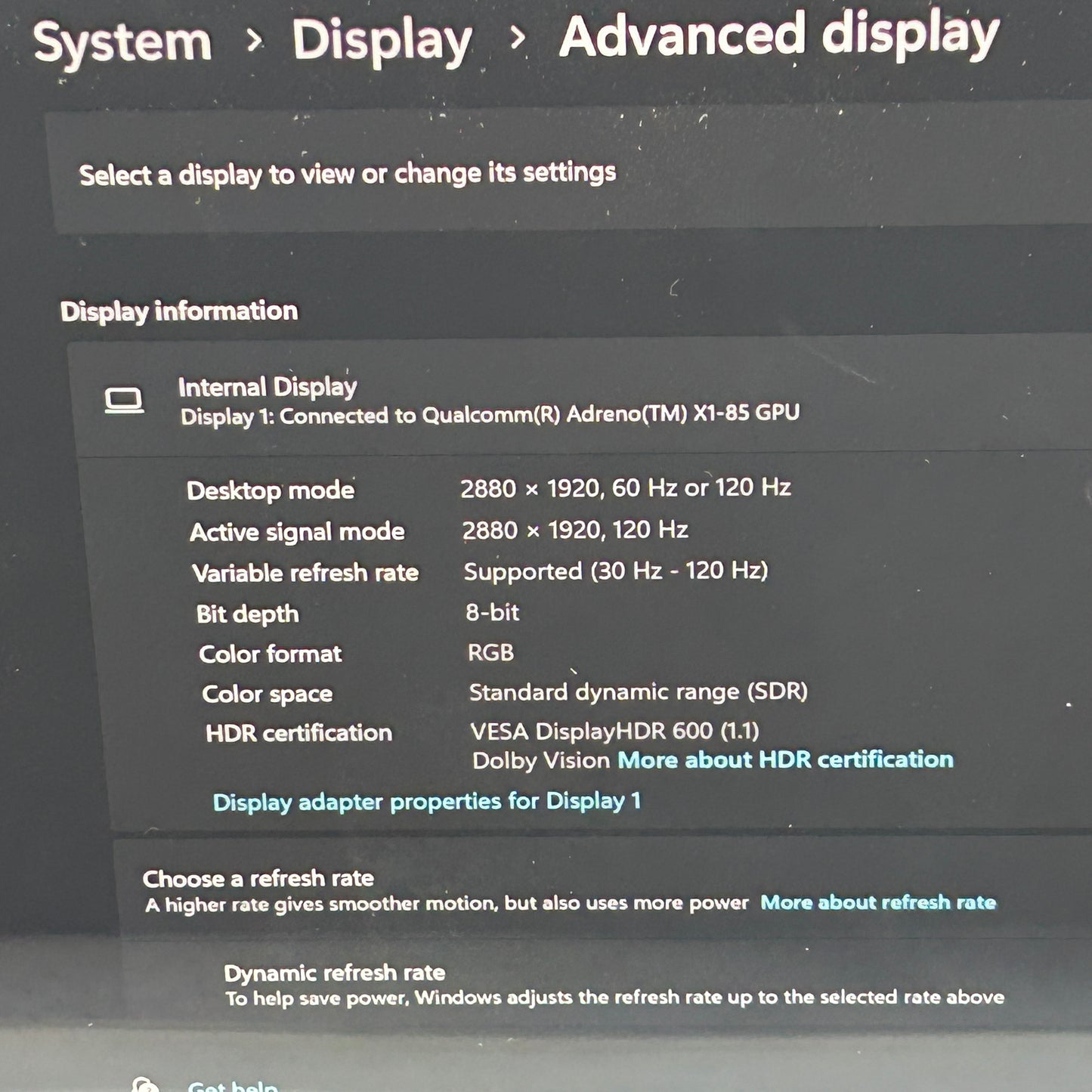 Microsoft Surface Pro 11 2076 13" Snapdragon X Elite 3.4GHz 16GB RAM 1TB SSD