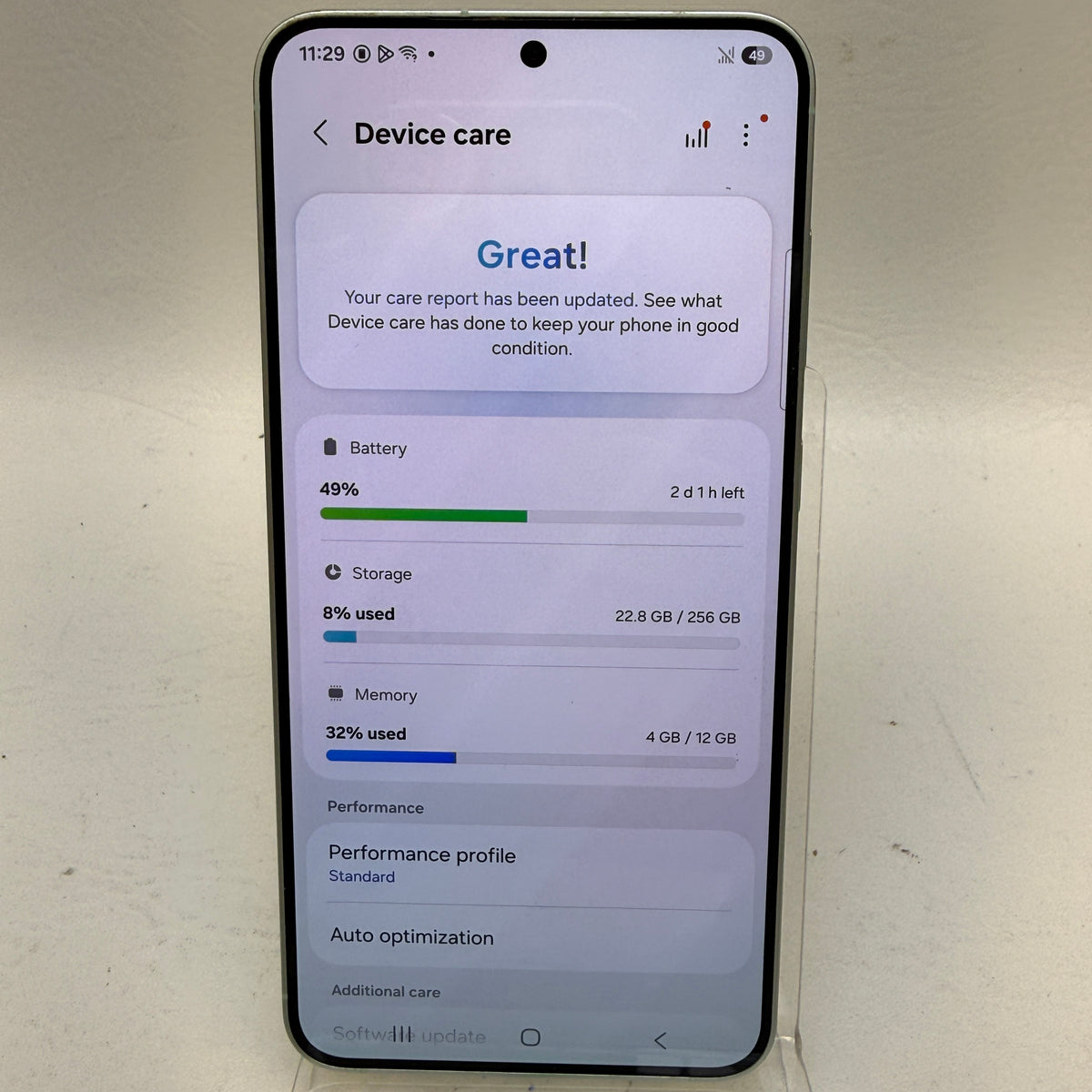 Samsung Galaxy S25 Plus 12GB RAM 256GB SM-S936U Mint