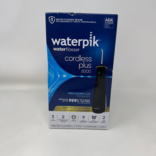New Waterpik Cordless Plus 5000 Rechargeable Water Flosser WF-26WO12