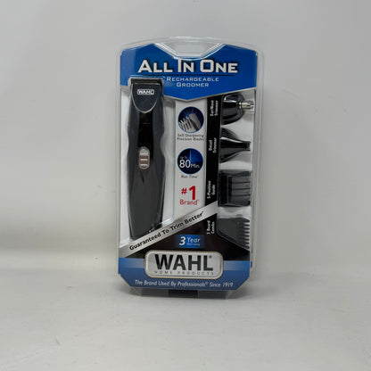 New Wahl All-in-One Rechargeable Beard Trimmer 9685-200 Cordless Grooming Kit