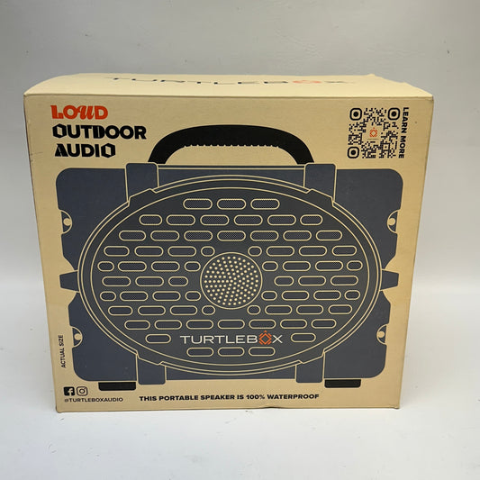 New Turtlebox Gen 2 Portable Bluetooth Speaker Gray TBG3-TG