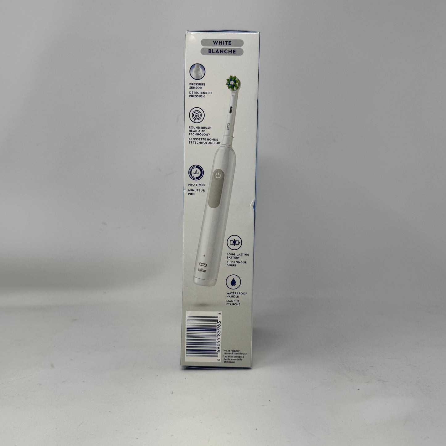 New Oral-B Pro 1000 Electric Rechargeable Toothbrush White