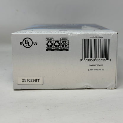 New WaterPik Ultra Water Jet Flosser  WP-100W