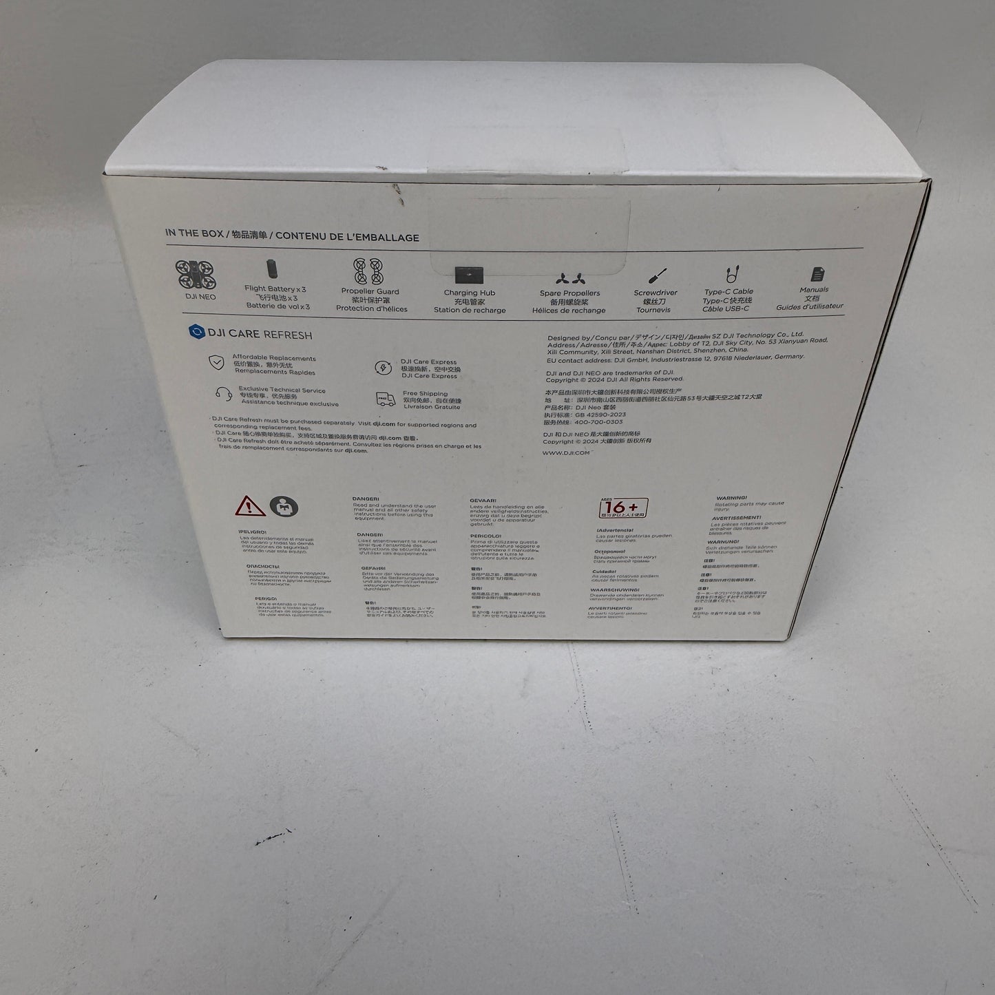 DJI Neo Fly More Combo 4K Drone with RC-N3 Remote & 3-Battery Charging