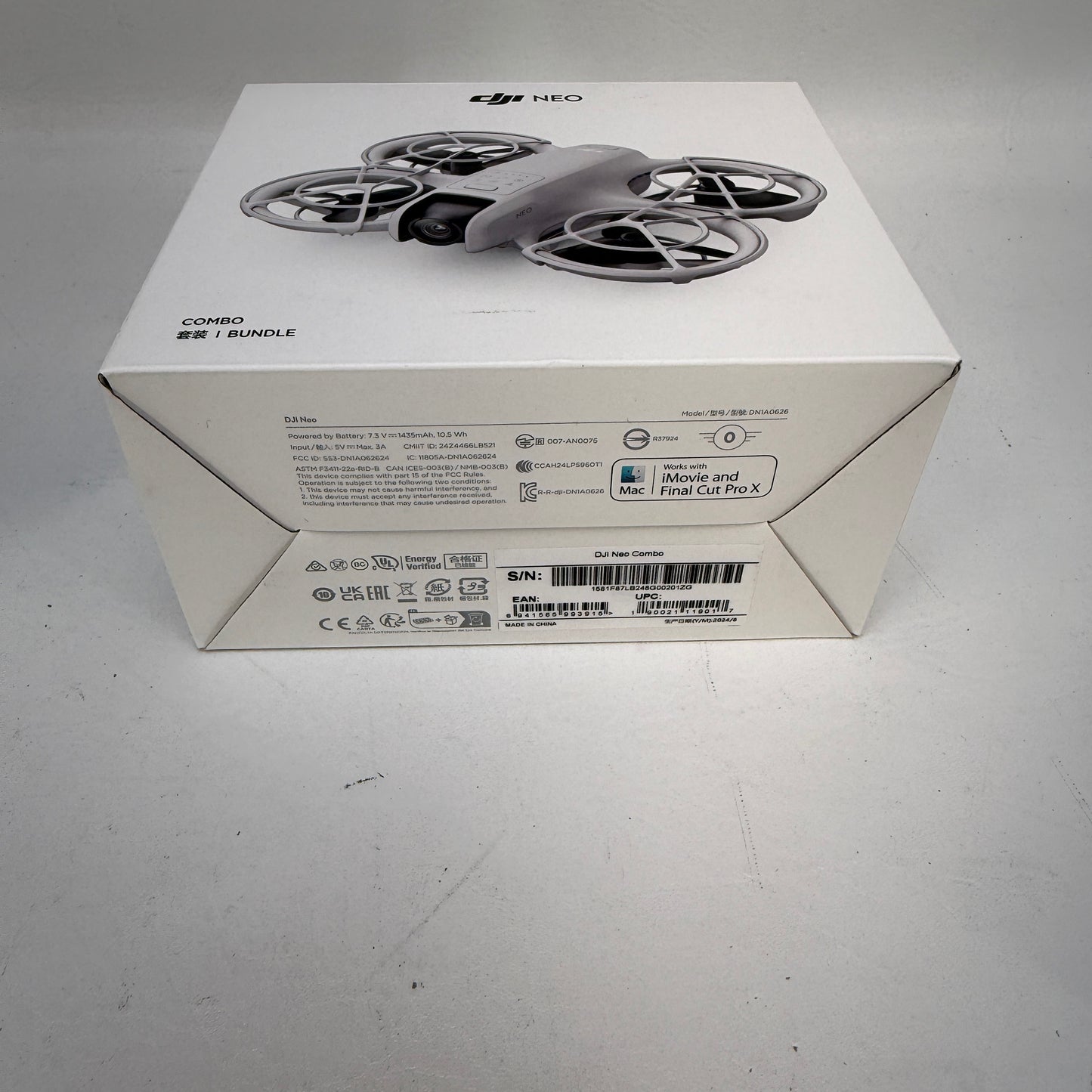 DJI Neo Fly More Combo 4K Drone with RC-N3 Remote & 3-Battery Charging