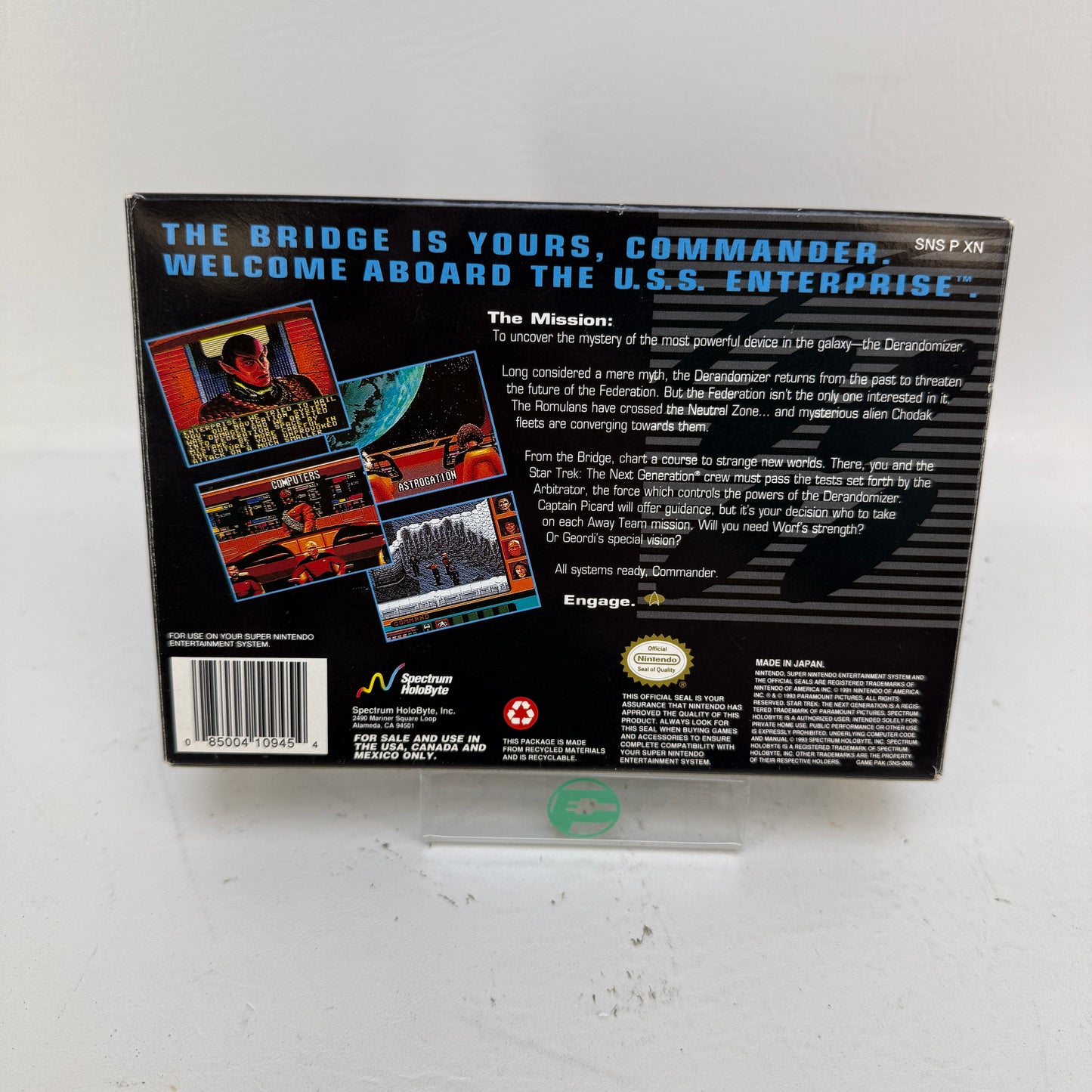 Star Trek the Next Generation (Super Nintendo SNES, 1994)