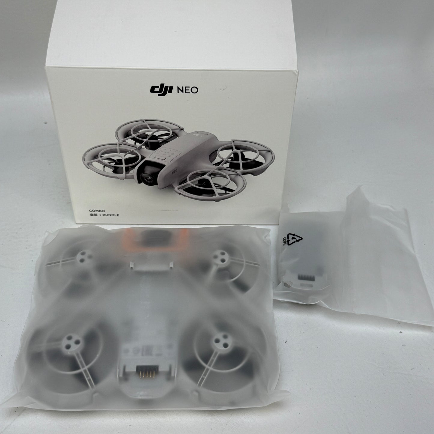 DJI Neo Fly More Combo 4K Drone with RC-N3 Remote & 3-Battery Charging