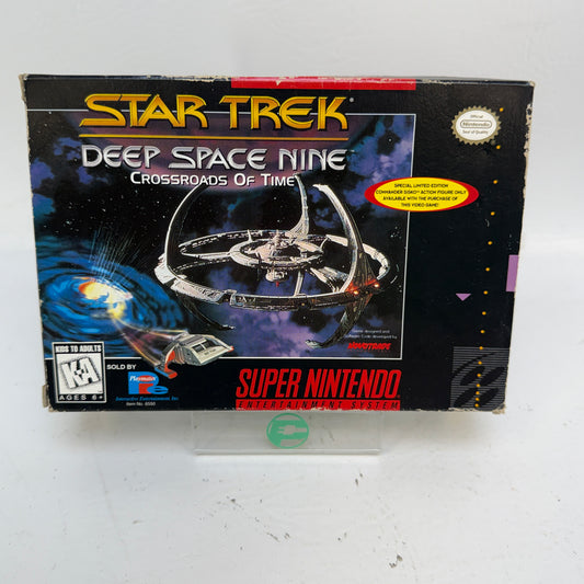 Star Trek Deep Space Nine Crossroads of Time (Super Nintendo SNES, 1995)