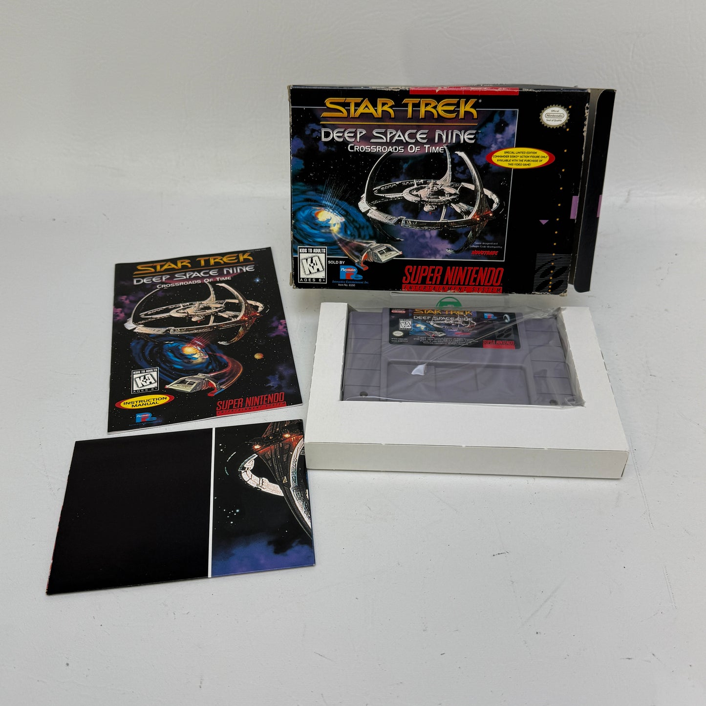 Star Trek Deep Space Nine Crossroads of Time (Super Nintendo SNES, 1995)