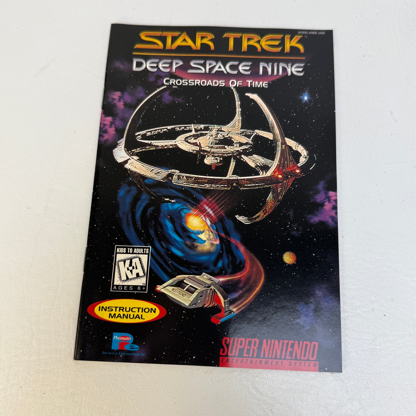 Star Trek Deep Space Nine Crossroads of Time (Super Nintendo SNES, 1995)