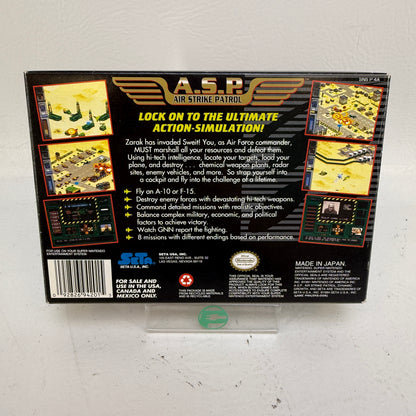 A.S.P. Air Strike Patrol (Super Nintendo SNES, 1995)