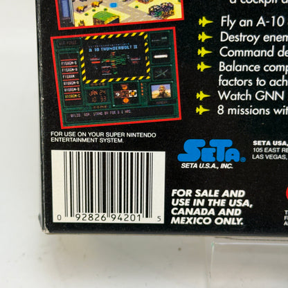 A.S.P. Air Strike Patrol (Super Nintendo SNES, 1995)