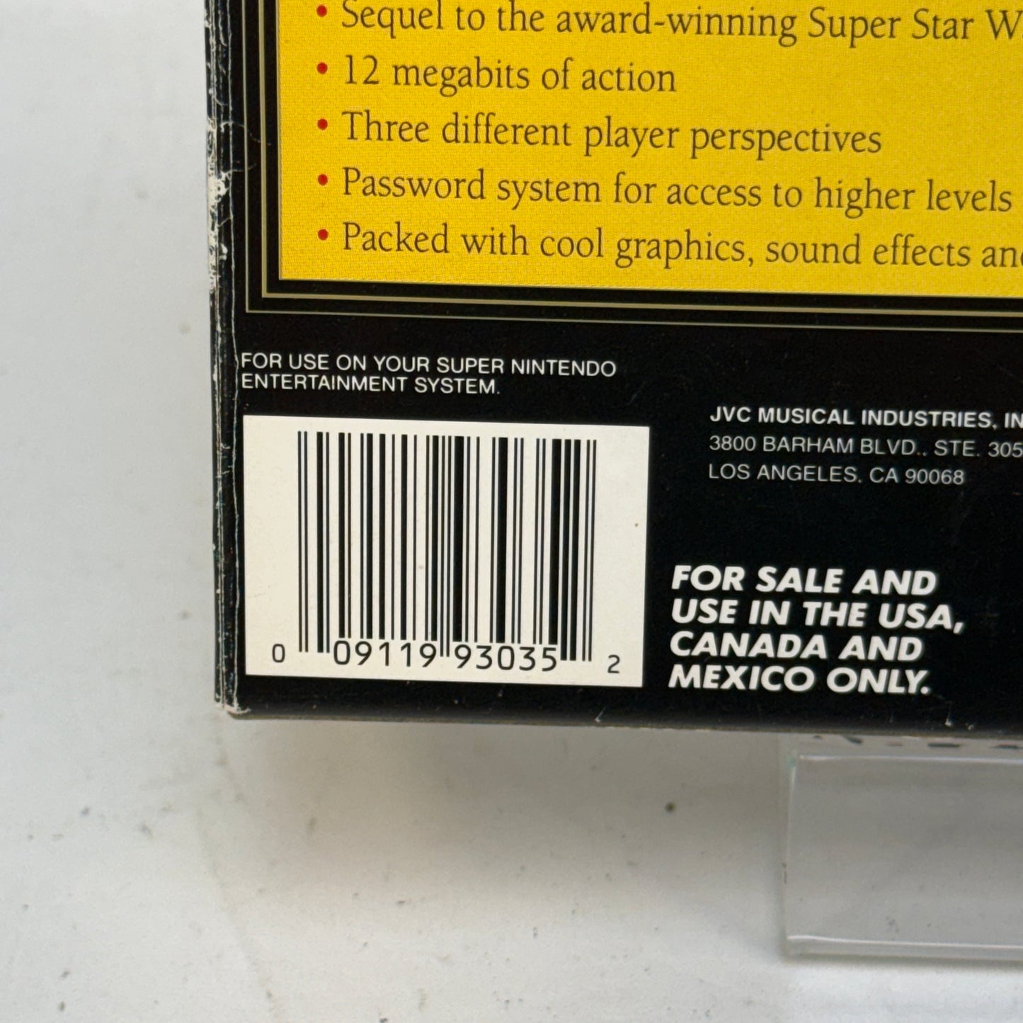 Super Star Wars Empire Strikes Back (Super Nintendo SNES, 1993)