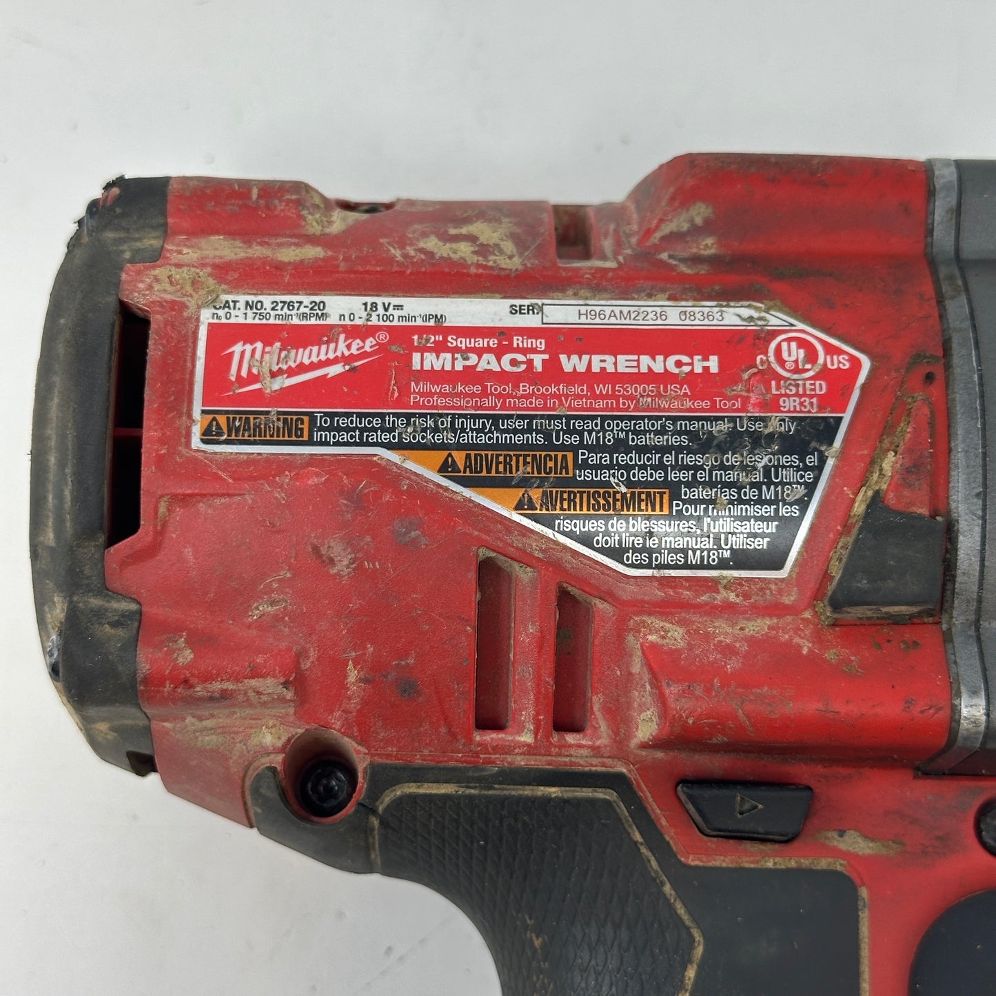 Milwaukee M18 Fuel 18V Impact Wrench 2767-20