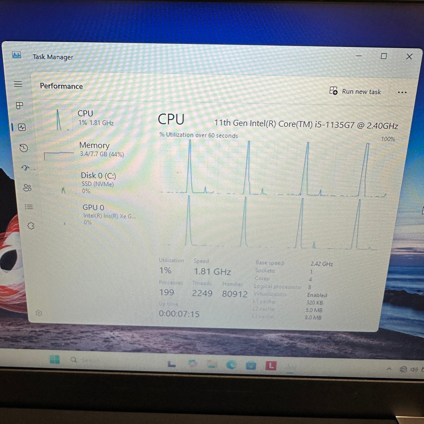 Lenovo ThinkPad L15 Gen 2 70A86FTC 15.6" i5-1135G7 2.4GHz 8GB RAM 256GB SSD