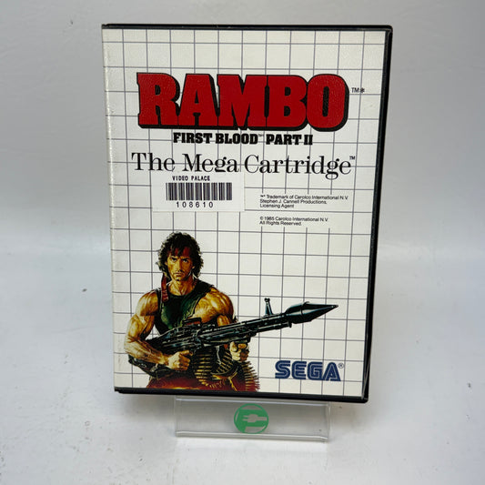Rambo: First Blood Part II (Sega Master System, 1986)