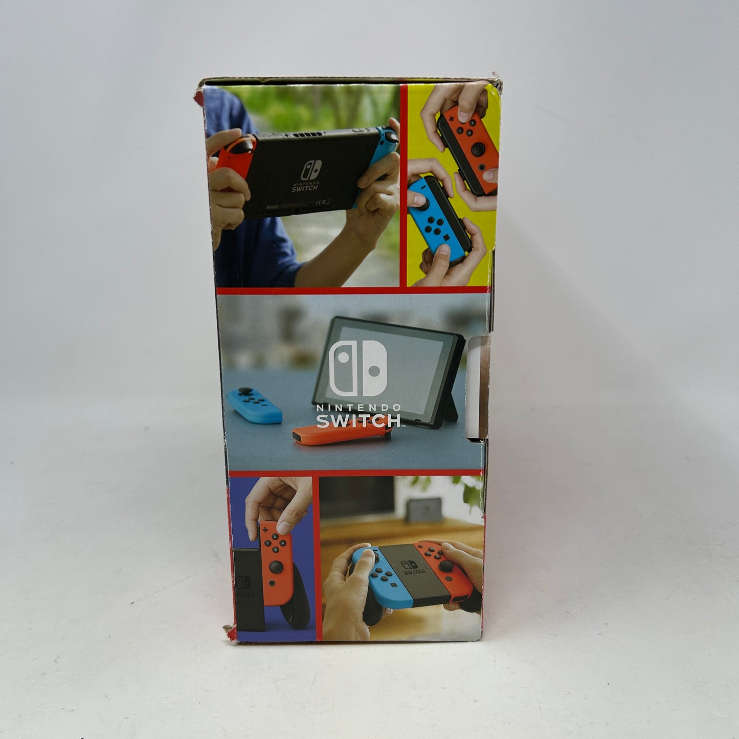 Nintendo Switch Neon Blue Red Joy-Con Console Bundle Original Box Xtreme Shield 