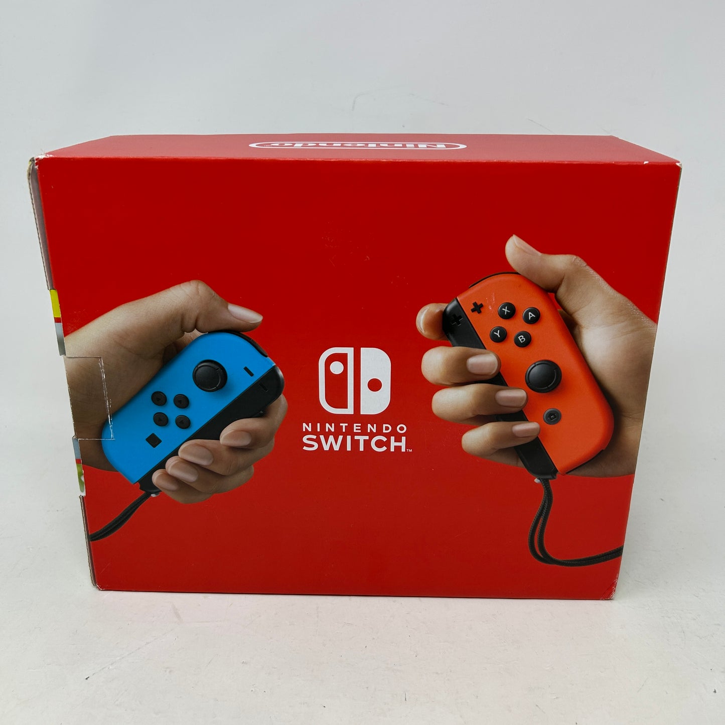 Nintendo Switch Neon Blue Red Joy-Con Console Bundle Original Box Xtreme Shield 