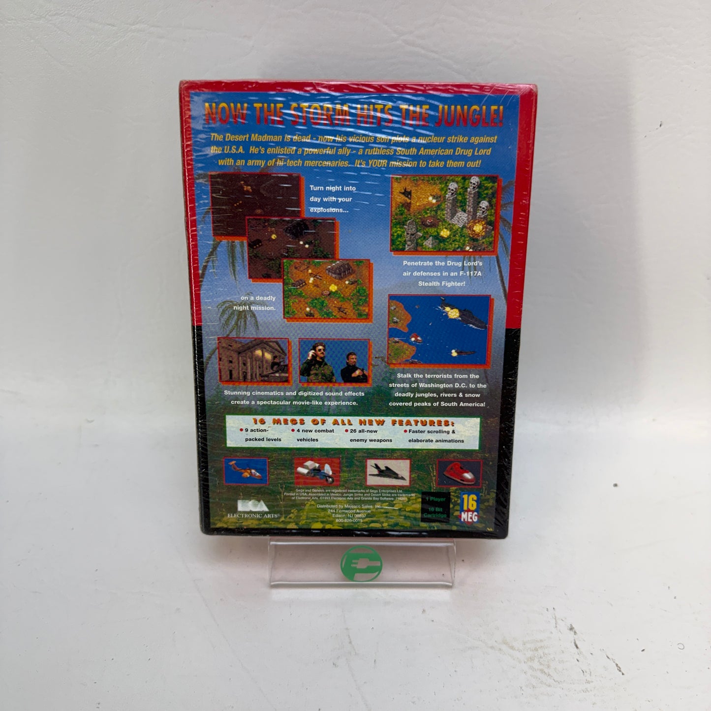 New Jungle Strike [Cardboard Box] (Sega Genesis, 1993)