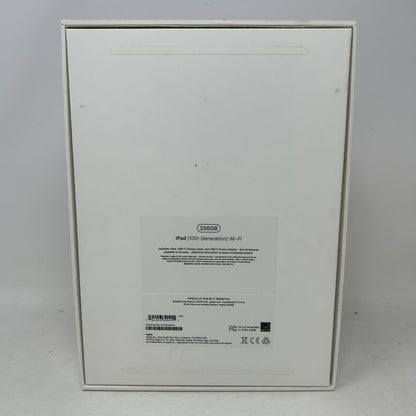 WiFi Only Apple iPad 10th Gen 256GB Pink  MPQC3LL/A
