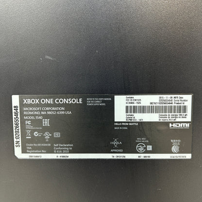Microsoft Xbox One 1TB Console Gaming System Black 1540