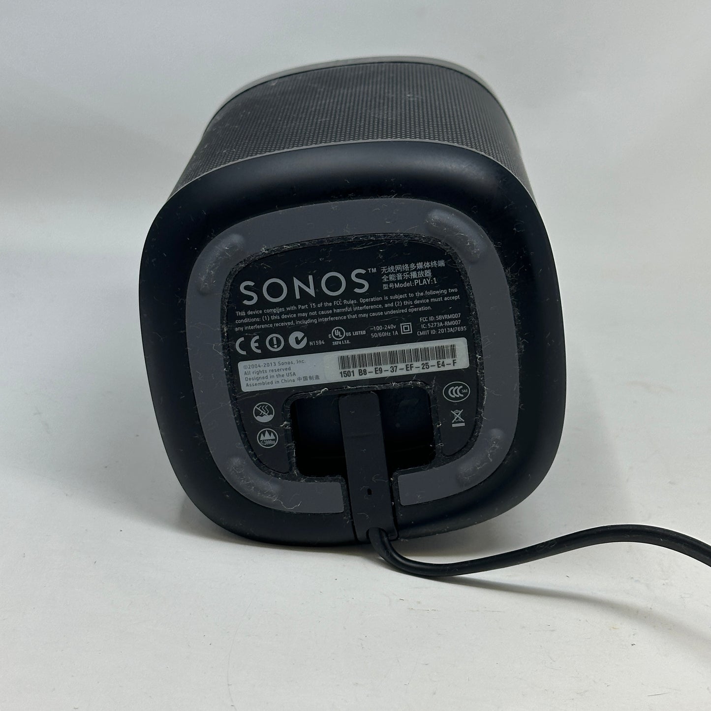 Sonos Play:1 Wireless Portable Bluetooth Speaker Black