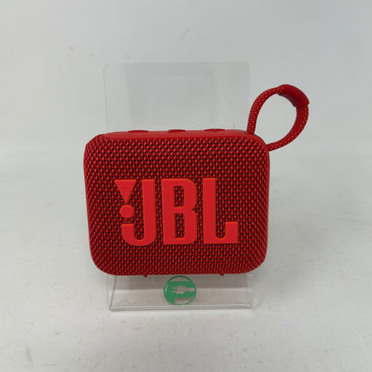 JBL Go 4 Portable Bluetooth Speaker Red