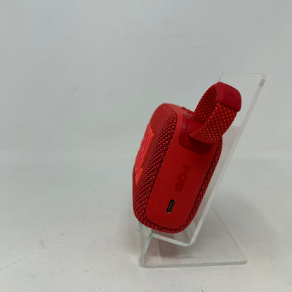 JBL Go 4 Portable Bluetooth Speaker Red