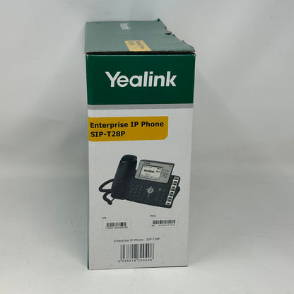New Yealink FortiFone-210 Executive IP Phone W/POE YEA-SIP-T28P