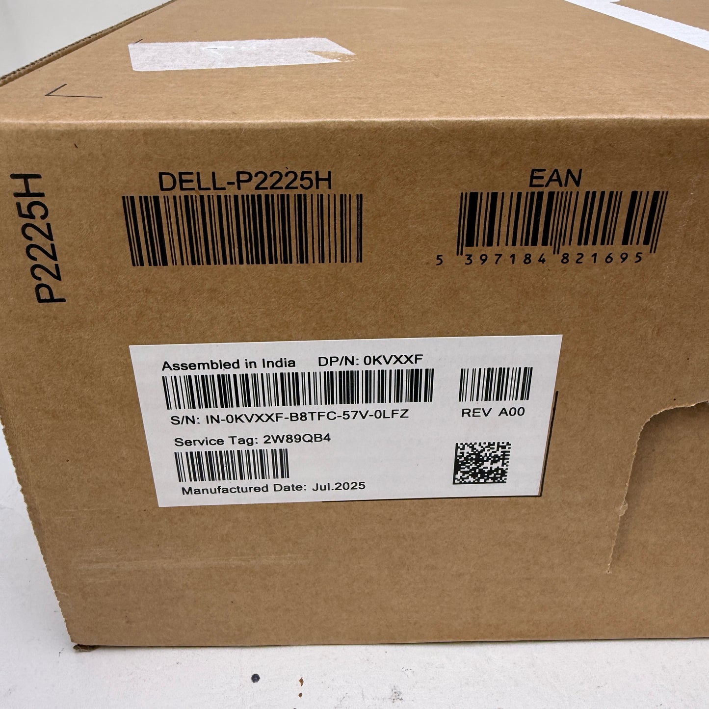 New Dell 22" P2225H LED-backlit LCD IPS 100Hz FHD Computer Monitor