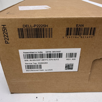 New Dell 22" P2225H LED-backlit LCD IPS 100Hz FHD Computer Monitor