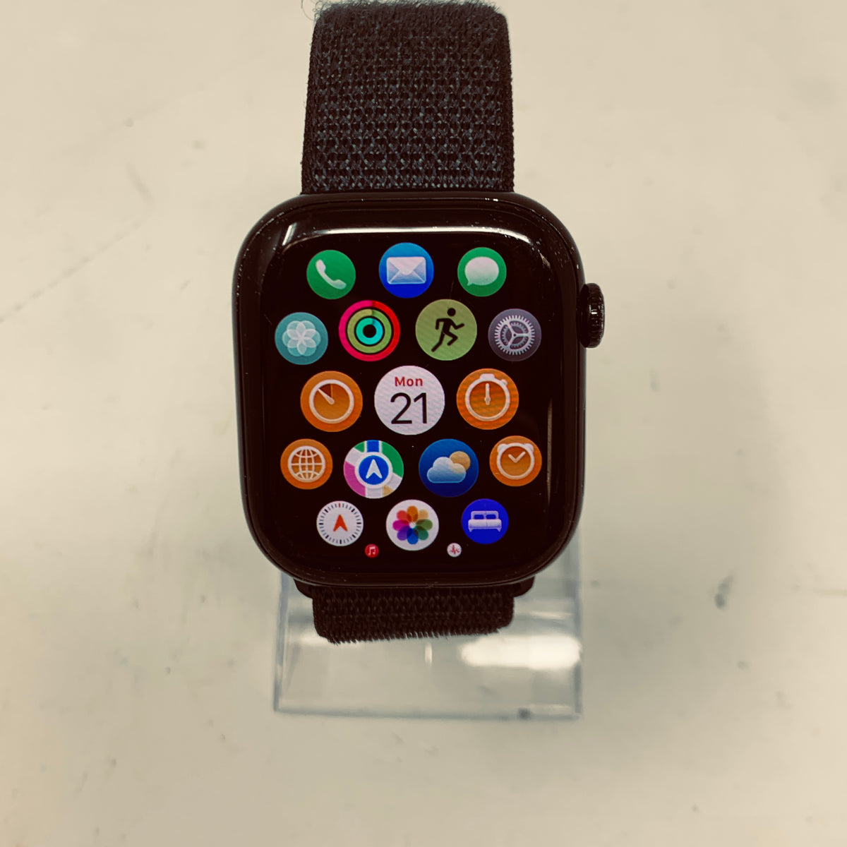  Apple Watch Series 10 46MM Black Aluminum Plum Sport Loop MWWR3LW/A
