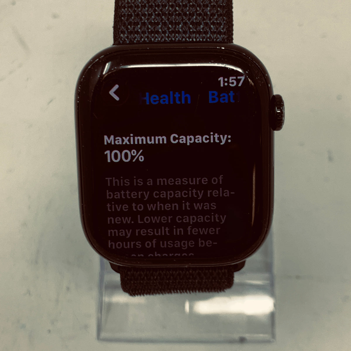  Apple Watch Series 10 46MM Black Aluminum Plum Sport Loop MWWR3LW/A