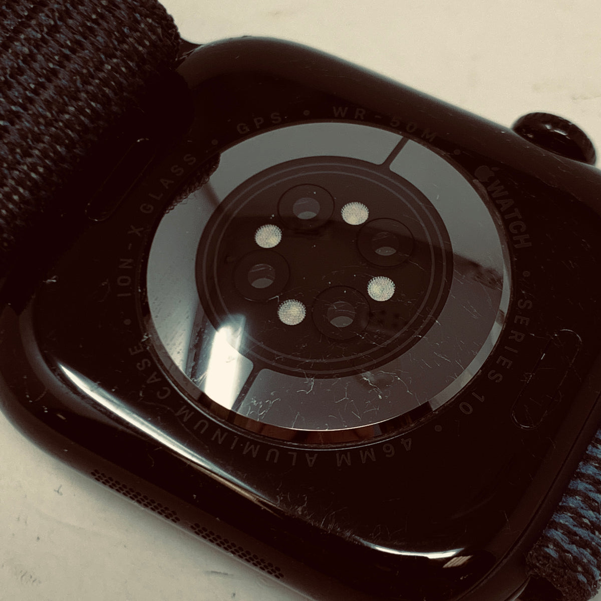  Apple Watch Series 10 46MM Black Aluminum Plum Sport Loop MWWR3LW/A