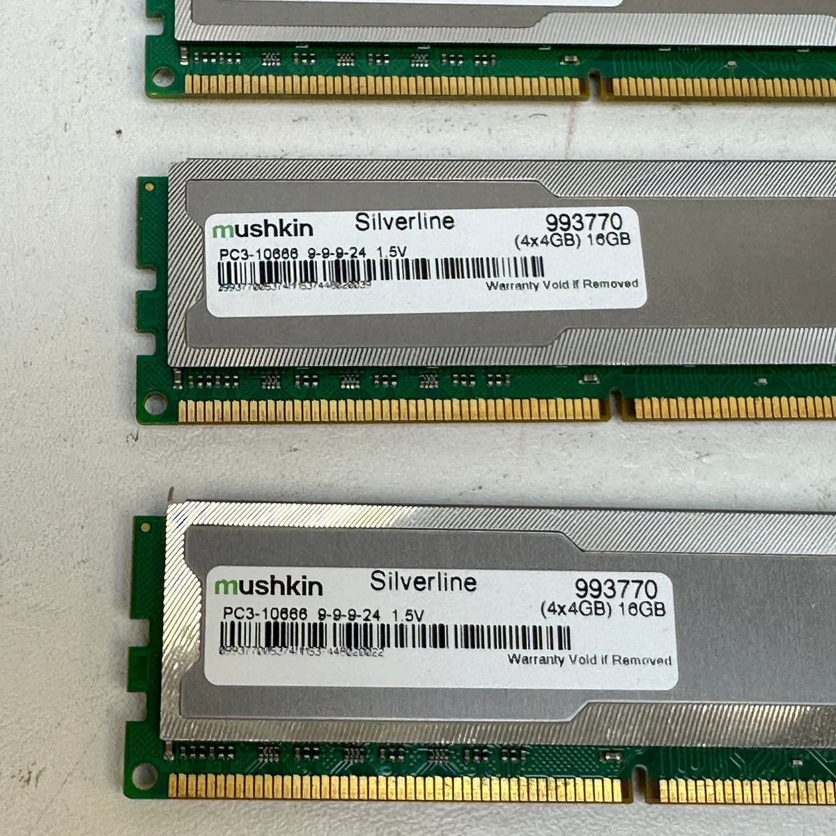 Mushkin Silverline 16GB (4x4GB) RAM DDR3 1333MHz PC3-10666