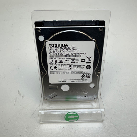 Toshiba 1TB Laptop HDD 2.5" Internal Hard Drive MQ01ABD100V